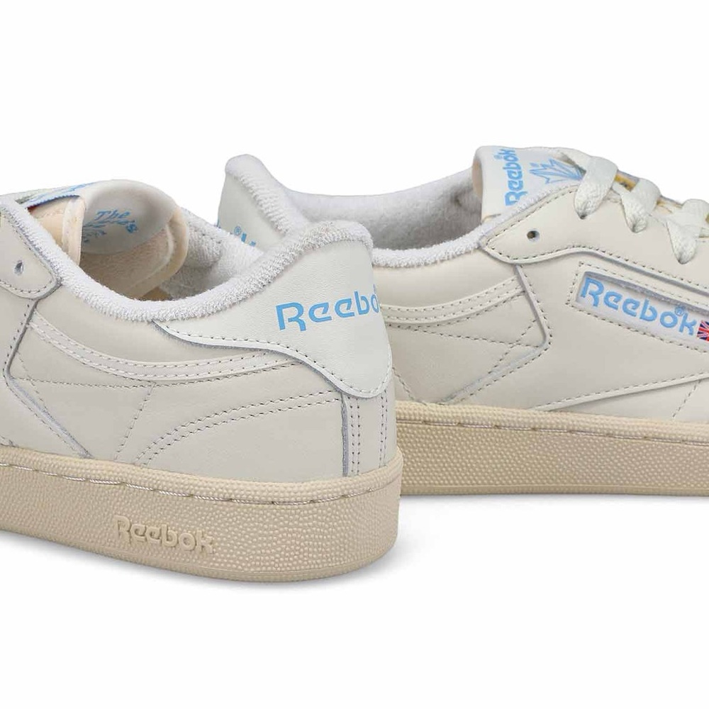Reebok CLUB C 85 VINTAGE CO Women Leather Sneakers -Chalk/Blue-Size 7.5-NWT - Picture 2 of 14